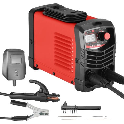 Inverter de soudage ARC, 300A de puissance, caractéristiques de protection intelligentes, Rouge (1/2)