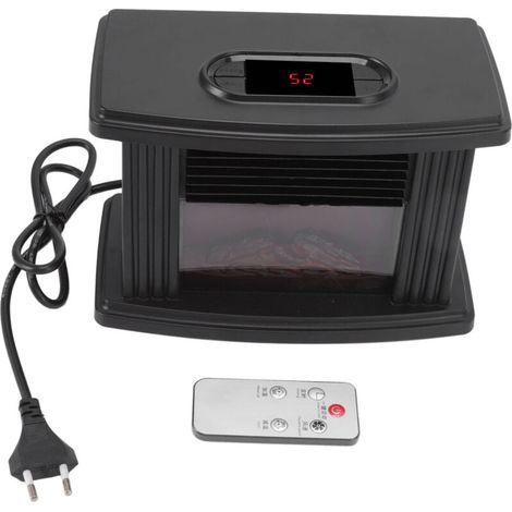 Poêle électrique de table 1000 W – chauffage rapide, portable avec télécommande, design moderne et sécurisé (1/5)