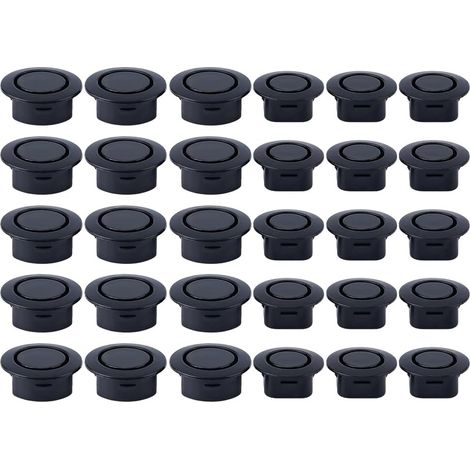 30pcs Car Rear Bumper Caps 2 Sizes Plastic 2/2.2cm OD Wide Bumper Hole Caps to Prevent Water/Dust Protection Accessories