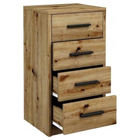 Kommode Schrank BODO 4S ARTISAN OAK 40cm Regal (1/3)