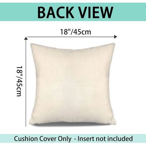 Lot de 4 Taie d Oreiller 45x45CM, Housse Coussin Motif de Citrons Housse de Coussin Canape, Jaune Vert Blanc (1/5)