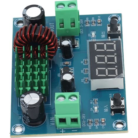 Module régulateur de tension abaisseur numérique réglable DC 8-38V vers 1,3-36V 5A XH-M291, convertisseur buck ajustable (1/5)