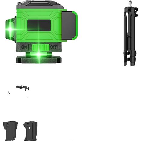Niveau Laser, 16 Lignes, Fonction d'Auto-Nivellement, 12- Trépied- Sac en tissu (1/2)