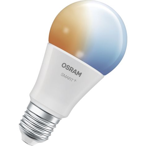 OSRAM Lampe LED  SMART+ A75 forme d'ampoule E27 Tunable White, dimmable, contrôlable via application et voix, compatible Matter, 9,5 W, 2700-6500 K, Wi-Fi