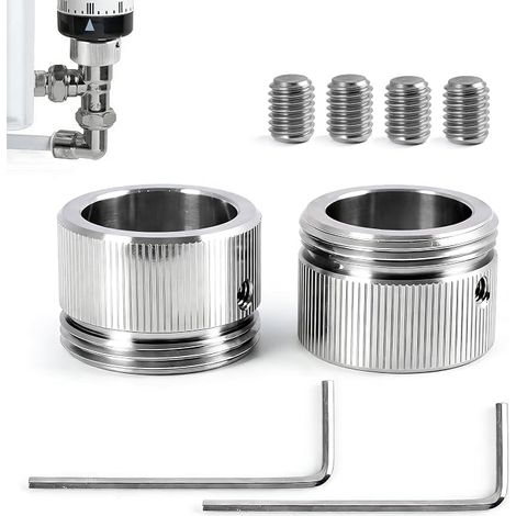 Adaptateur thermostat radiateur 2 Pack, Adaptateur de tête thermostatique radiateur, Installation facile et résistance à haute température (1/5)