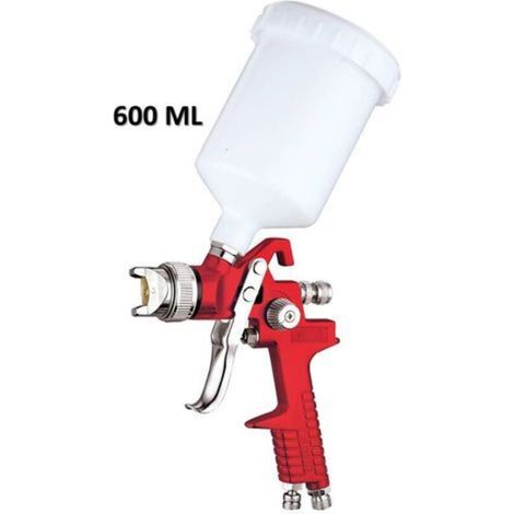 Pistolet à Peinture Pneumatique Triple Réglage HVLP 600ml Buse 1,4mm