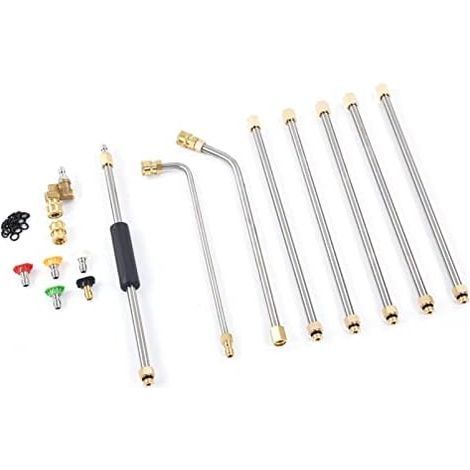 d'extension pour nettoyeur haute pression, laveuses à large compatibilité Ensemble de lance 4000 PSI le lavage - (1/5)