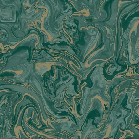 Fine Decor Marble Emerald Green Gold Metallic Paste The Paper Wallpaper (1/4)