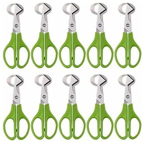 10pcs Quail Egg Scissors, Stainless Steel Egg Cutter (1/5)