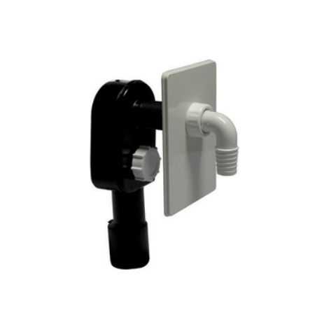 SIFONE LAVATRICE INCASSO PP BIANCO Diam./U 40/50 VALSIR