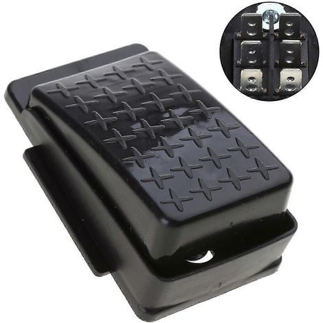 Interrupteur de commande de réinitialisation de la pédale d'accélérateur 12V/6V, pièce de rechange compatible avec les jouets électriques pour enfants. (1/2)