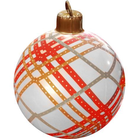 Boule de Noël Gonflable en PVC - Décoration de Noël Gonflable pour l'extérieur (13) (1/5)