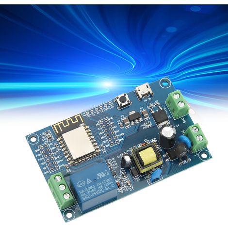 Module relais monocanal Wi-Fi ESP8266, carte de développement ESP-12F, alimentation AC90-250V/DC (1/5)