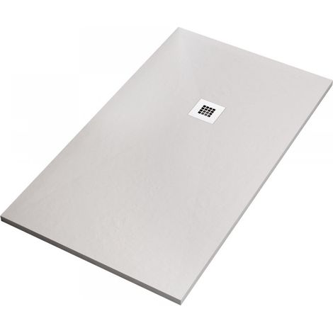 Piatto doccia 70x120 mineralmarmo - colore: granito bianco (senza piletta)