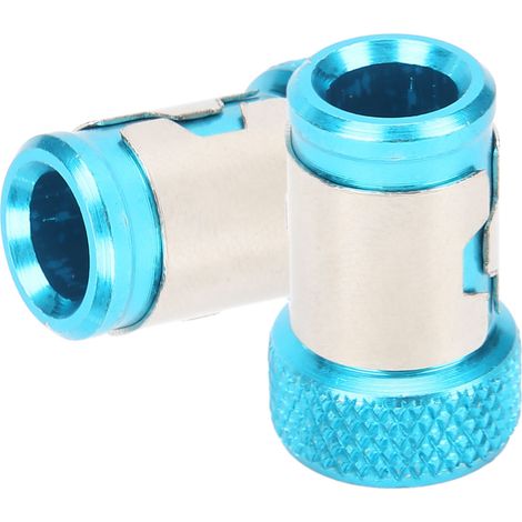 Lot de 2 anneaux magnétiques universels métriques 1/4 pouce pour embouts de tournevis magnétiques en acier, accessoires bleu lac