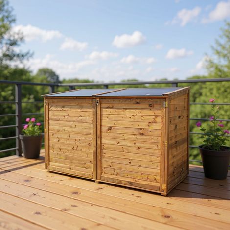 Cassa da giardino in legno - TROCADERO 2000L