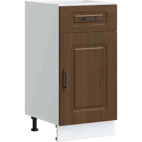 Maison Exclusive - Base da Cucina Kalmar Rovere Marrone in Legno Multistrato