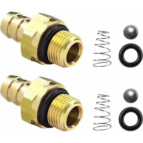 Set of 2 chemical injector kits for high-pressure cleaners (1/5)