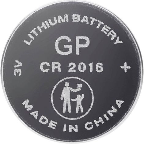 GP Batteria a bottone CR 2016 3 V 25 pz. 80 mAh Litio GPCR2016B