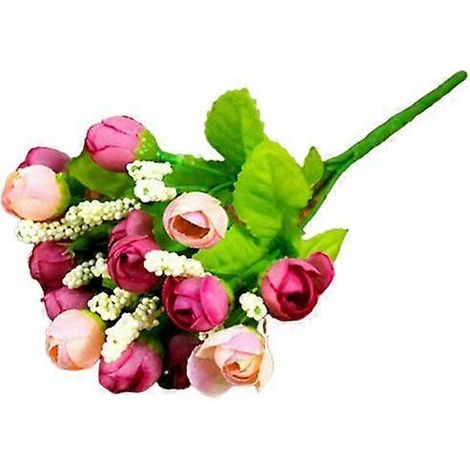 Présentoir en forme d'étoile, décoration florale pratique, roses artificielles multicolores pour la Saint-Valentinrose rouge (1/5)