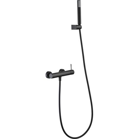 Kit douche mitigeur Genova finition noir mat [ IMEX® ]