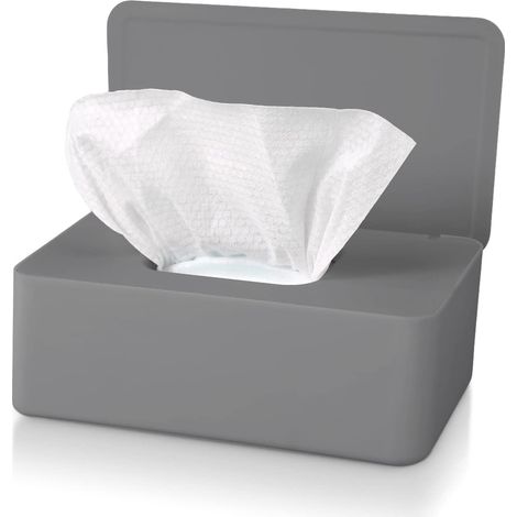 Wasserdichter Behälter für Feuchttücher, Taschentuchbox für Zuhause und Büro, praktisches Design (1/5)