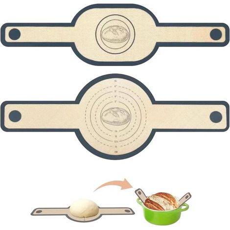 2 Rollen – Ofenmatte – Silikon-Backmatte – Backmatte – Backzubehör – grau (1/5)