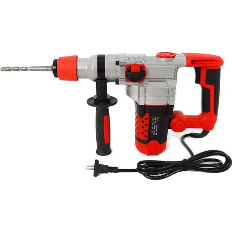 Taladro percutor rotativo, 2200 W de potencia, velocidad variable, rojo, UE (1/2)