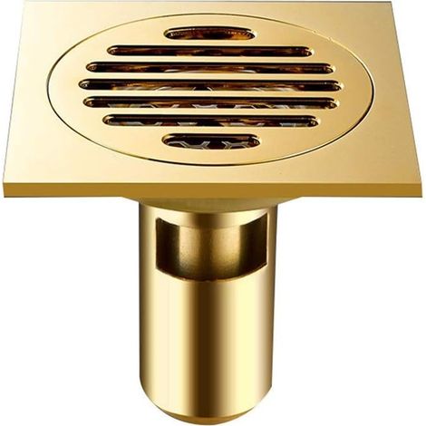 Couvercle de bonde en cuivre, résistant aux odeurs, pour l'entretien de la salle de bain, du lavabo ou de la baignoire, adapté pour empêcher les débris de pénétrer dans la bonde.-AquaForge (1/5)