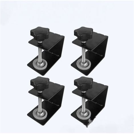 4-Piece Heavy-Duty C-Clamp Set in 304 Stainless Steel, for Clamps, Pliers, and Tensioners, Woodworking Tools (1/4)