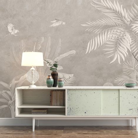 Papier peint panoramique - Forêt Tropicale - 130 cm x 79 cm (1/4)