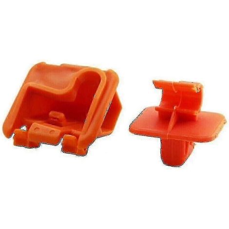 Clip de maintien de tige de support de capot 1U0823570A, support de clip modèle L59+Z27 (orange) (2 pièces) (1/5)