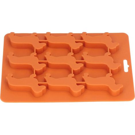 Bacs à Glaçons en Silicone Forme de Chien pour une Fabrication Glace (1/5)