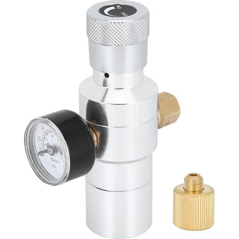 Mini régulateur de CO2 pour la fabrication de bière, soda et eau gazeuse maison, en aluminium MFL 3/8‑pouce, 0-150 PSI (1/5)