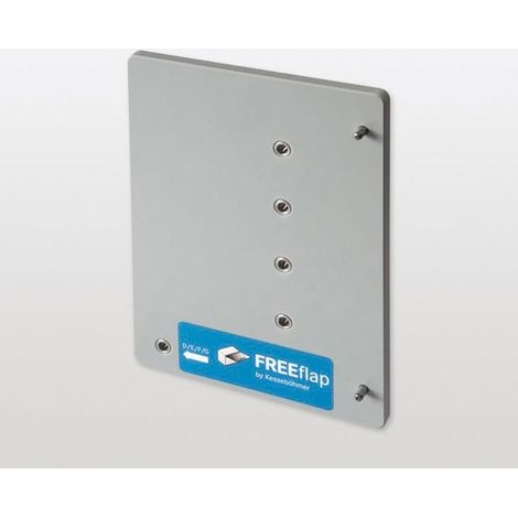 Gabarit de perçage pour ferrure freeflap - Décor : Blanc - KESSEBOHMER