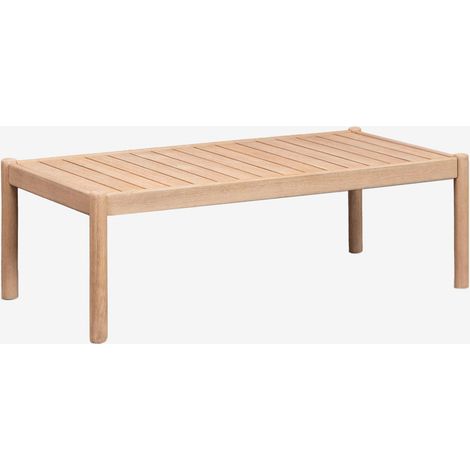 Mesa de centro rectangular 120x60 cm en madera de acacia Karvia SKLUM              (1/5)