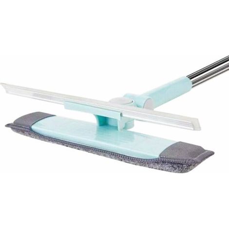 Nettoyeur de Raclette Vitre 2 en 1 Lave Vitre Telescopique Nettoyeur Vitre Rotative Extensible Rotative Manche Acier Inoxydable pour Nettoyer Les Fenêtres Hautes Les Murs Sol et Plafonds (1/5)