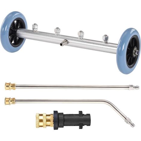 Nettoyeur de Dessous de Caisse 40 cm, Compatible avec Karcher K2, K3, K4, K5, K6, K7, Nettoyeur Sous Voiture avec Rallonges, Raccord Rapide 1/4", 280 bar (4000 PSI) (1/5)