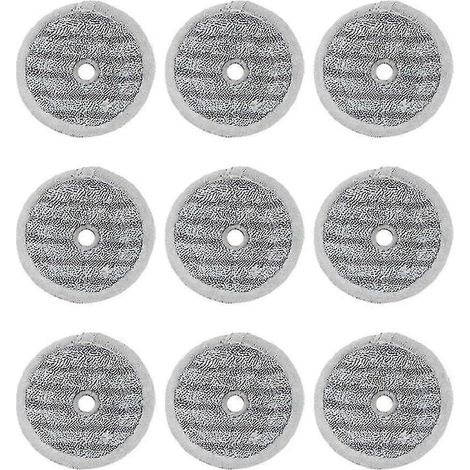 Lot de 9 lingettes de nettoyage en microfibre pour balai vapeur LG (1/5)