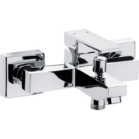 Cornat SIN2 Sintra SIN2-Miscelatore Vasca Corpo in Ottone Cromato Uscita Doccia da 1/2" / Miscelatore monocomando per Montaggio a Parete, Rubinetto da Bagno (1/2)