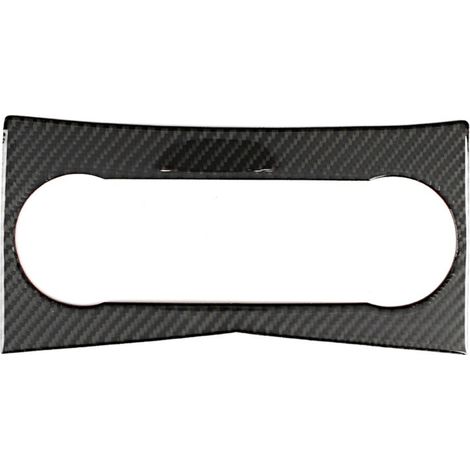 Garniture de couverture de panneau de climatisation de voiture en Fiber de carbone adaptée à la classe Mercedesbenz W204 C 20072012 (1/5)
