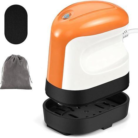 Mini presse à chaud, petite machine d'impression textile avec 3 réglages de température, presse à chaud portable, adaptée aux vêtements/T-shirts/chaussures/casquettes. (1/5)