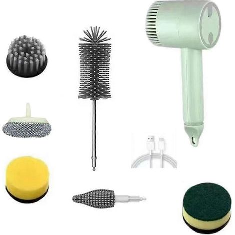 Brosse de nettoyage électrique sans fil portative B-- (1/5)