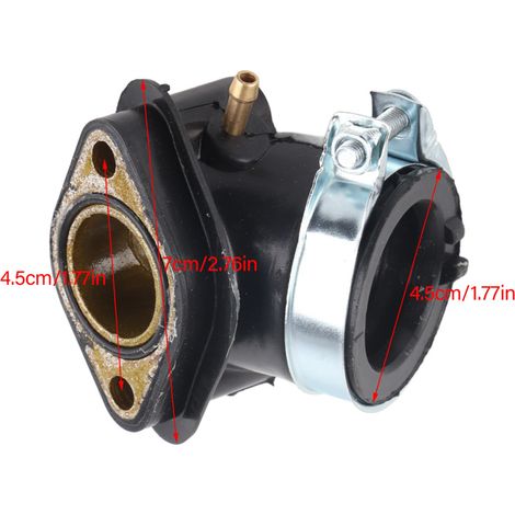 Ansaugstutzendichtung für Vergaser für GY6 125CC 150CC, Rollermotor-Anbauteil, Ersatzteil, Schalldämpfer, langlebig. (1/5)