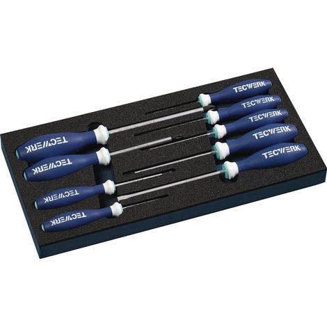 Werkzeugmodul 9-tlg.1/3-Modul Schlitz 2,5-6,5/PH0-3 TECWERK