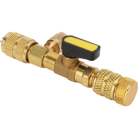 Extractor de núcleo de válvula de aire acondicionado SAE de 1/4" y 5/16", herramienta universal para reparación de tuberías de aire acondicionado para R22, R134, R410 y R32. (1/5)