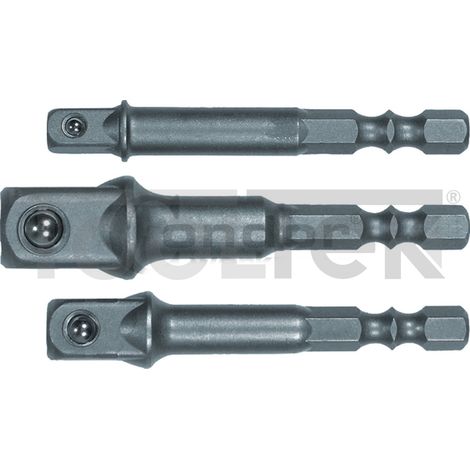SET 3 BUSSOLE INSERTO PROLUNGA TRAPANO AVVITATORE 1/2'' 1/4'' 3/8''