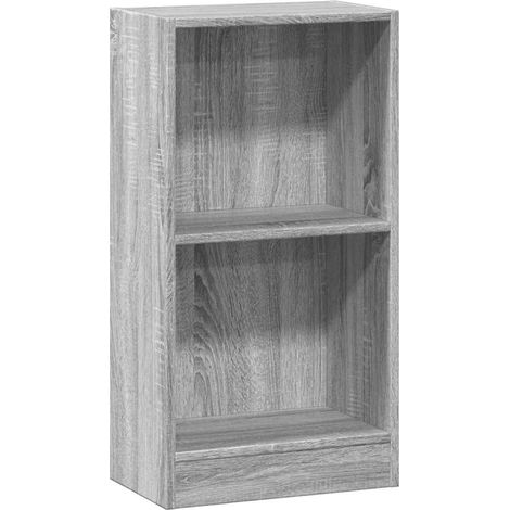 Maison Exclusive - Bücherregal Grau Sonoma 40x24x76 cm Holzwerkst