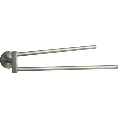 - material: latón - longitud 445 mm - montaje en pared - material de fijación: metal - ajustable (1/2)