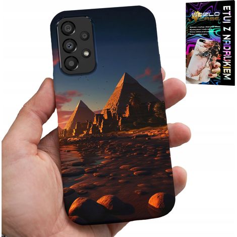 Funda para Samsung Galaxy A33 5G - Pirámides de Giza, Egipto, Esfinge, Faraón (1/5)